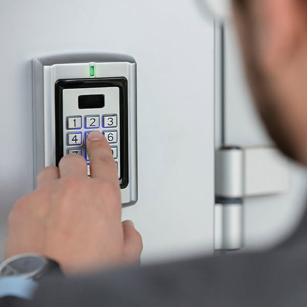 access control for a security alarm